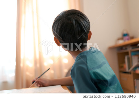 homework, studying, younger 112680940