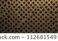 黑色和金色格子紋理 112681549