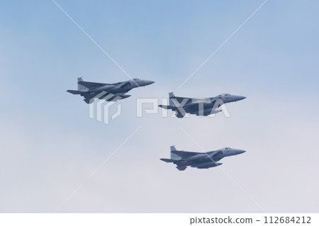 航空自衛隊F-15鷹編隊飛行 航空自衛隊F-15鷹編隊飛行 112684212