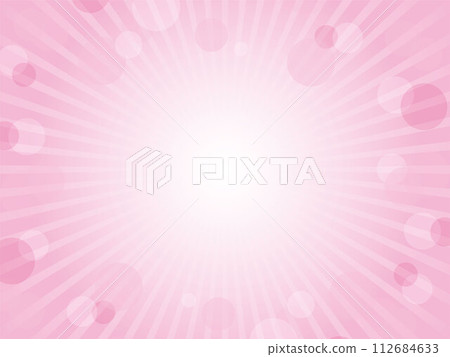 Pale dot pattern fantasy image concentrated line background_pink color.ai 112684633