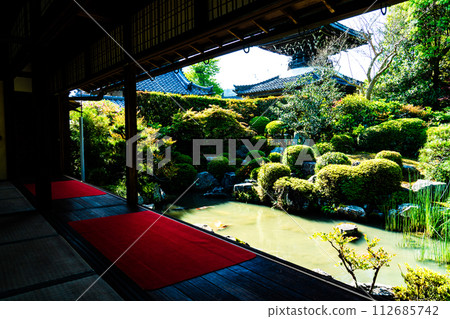 【西國三十三寺】京都府龜岡市初夏的圓王院21號安王寺 112685742