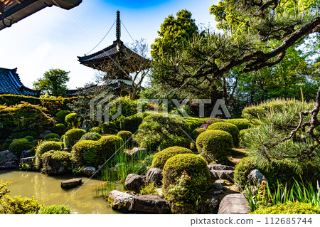 【西國三十三寺】京都府龜岡市初夏的圓王院21號安王寺 112685744