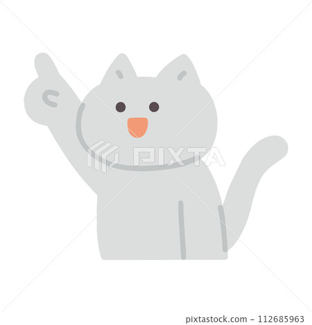 可愛的貓指點 可愛的貓指點 112685963