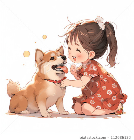 小貓和小狗玩耍 小貓和小狗玩耍 112686123