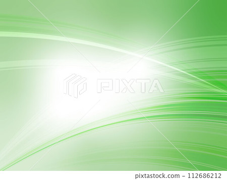 Abstract background material with sharp wave pattern_green 112686212