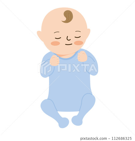 A sleeping baby 112686325