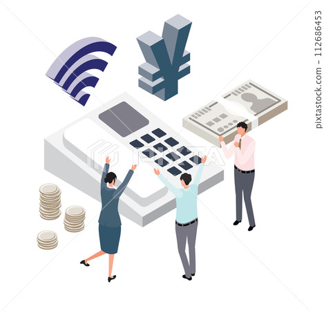 人們對實惠的電話費感到滿意 112686453