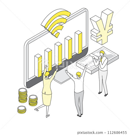 人們對實惠的網路價格感到滿意 112686455