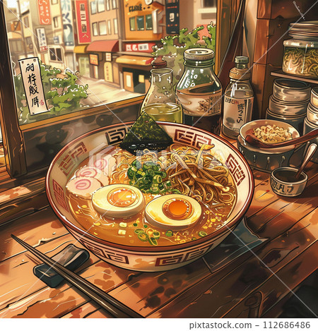 拉麵插圖 拉麵插圖 112686486
