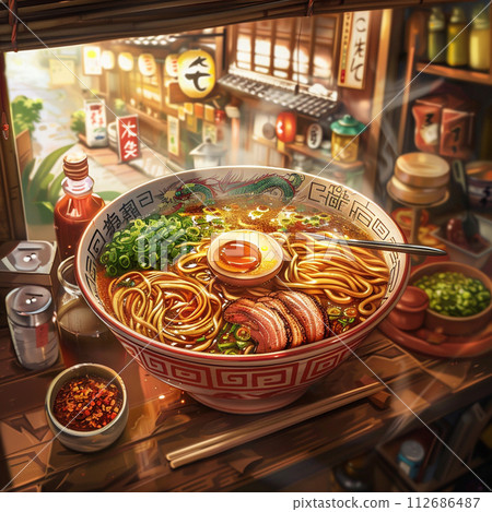 拉麵插圖 112686487