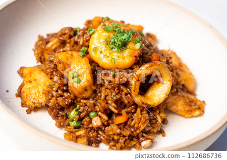 Chicken Dark Soy Fried Rice 112686736