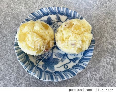 Sweet potato steamed bread Sweet potato steamed bread 112686776