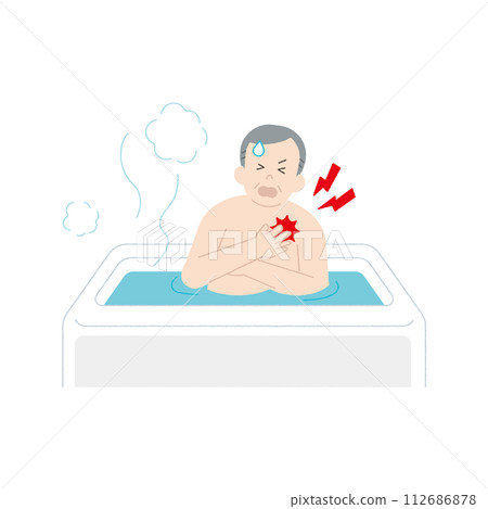 老人洗澡時痛苦 112686878