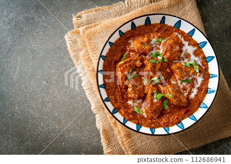 chicken tikka masala spicy curry meat food chicken tikka masala spicy curry meat food 112686941