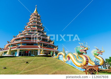Wat Huay Pla Kang in Chiang Rai, Thailand 112687608