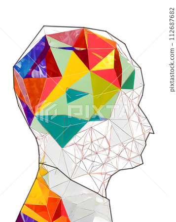 抽像人體剪影[AI生成圖像] 112687682