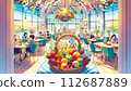 Assorted fruit restaurant Assorted fruit restaurant 112687889