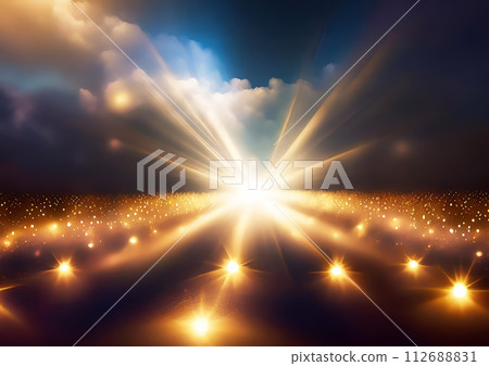 Colorful light background [AI generated image] 112688831