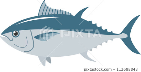 簡單的金槍魚圖像插圖 簡單的金槍魚圖像插圖 112688848