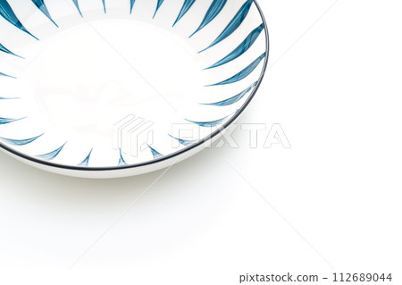 beautiful and vintage  ceramic plate 112689044