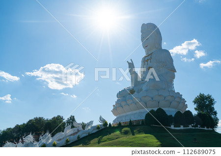 Wat Huay Pla Kang in Chiang Rai, Thailand 112689075