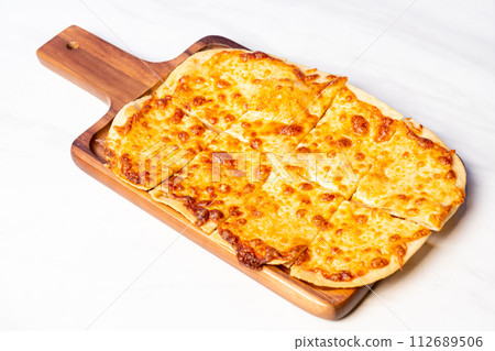 tart flambe four cheese pizza 112689506