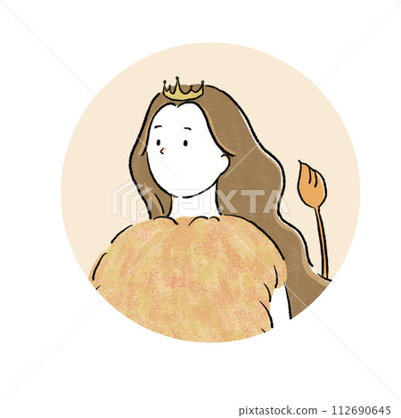 獅子座女孩（圓框） 112690645