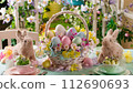 Beautiful spring colourful background for Easter 112690693