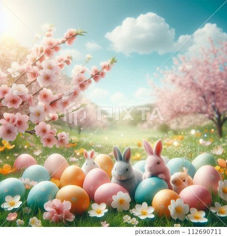 Beautiful spring colourful background for Easter Beautiful spring colourful background for Easter 112690711
