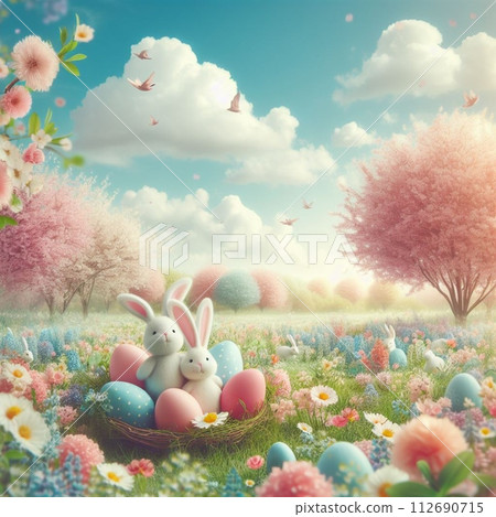Beautiful spring colourful background for Easter Beautiful spring colourful background for Easter 112690715