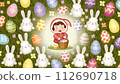 Beautiful spring colourful background for Easter 112690718