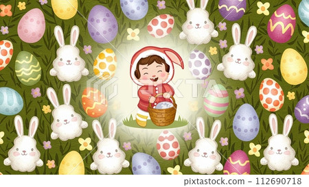 Beautiful spring colourful background for Easter Beautiful spring colourful background for Easter 112690718