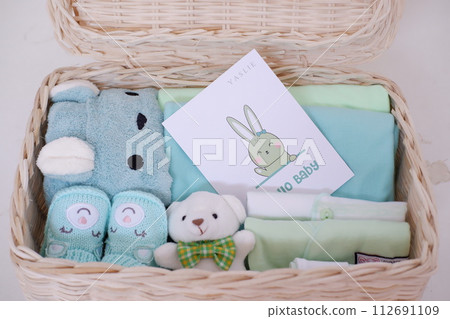 cute baby hampers as a background cute baby hampers as a background 112691109