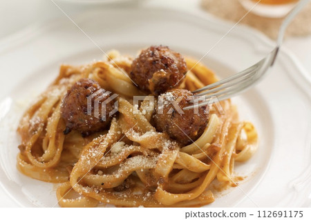 肉丸寬麵條 112691175