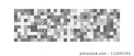 Censorship blurry texture. Gray mosaic background. Checkered pixel pattern to hide text, image or another forbidden, privacy or adult only content on digital screen. Vector graphic illustration Censorship blurry texture. Gray mosaic background. Checkered pixel pattern to hide text, image or another forbidden, privacy or adult only content on digital screen. Vector graphic illustration 112691591
