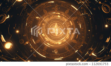 用光線繪製的魔法陣 112691753