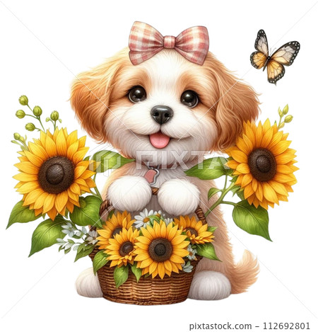 Monthly flowers clipart watercolor Monthly flowers clipart watercolor 112692801