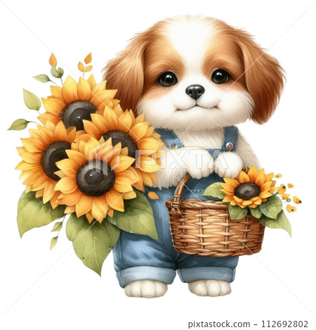 Monthly flowers clipart watercolor Monthly flowers clipart watercolor 112692802