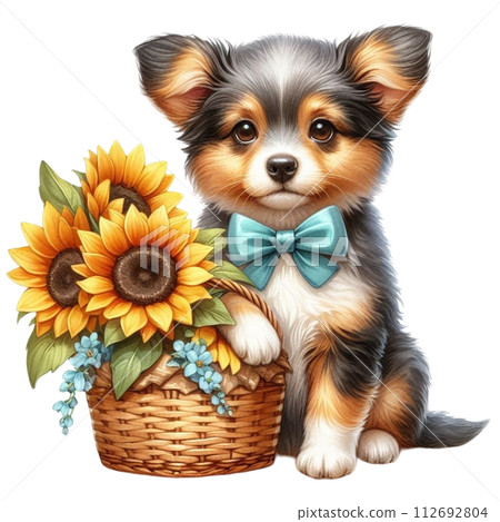 Monthly flowers clipart watercolor Monthly flowers clipart watercolor 112692804