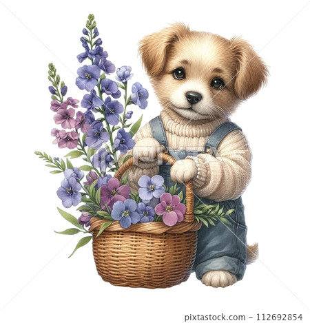 Monthly flowers clipart watercolor Monthly flowers clipart watercolor 112692854