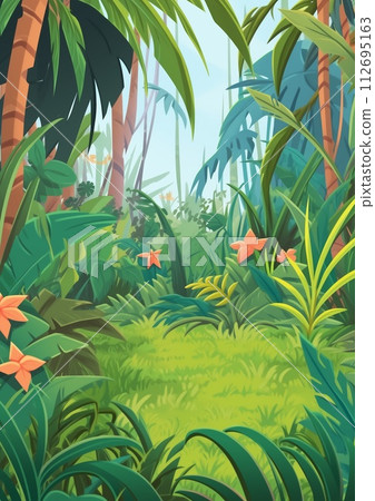 Illustration of Background Jungle 112695163