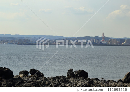 Autumn lava Nagisa promenade scenery Autumn lava Nagisa promenade scenery 112695216