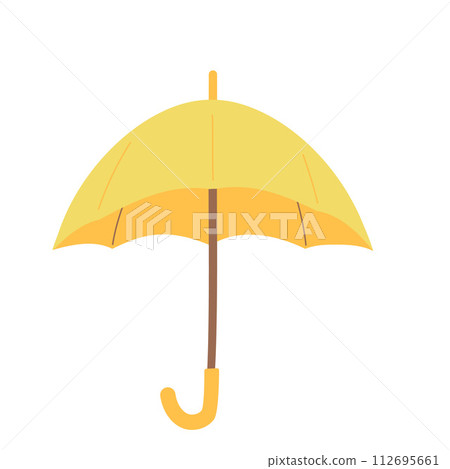 Umbrella isolated on white background. Vector flat illustration Umbrella isolated on white background. Vector flat illustration 112695661