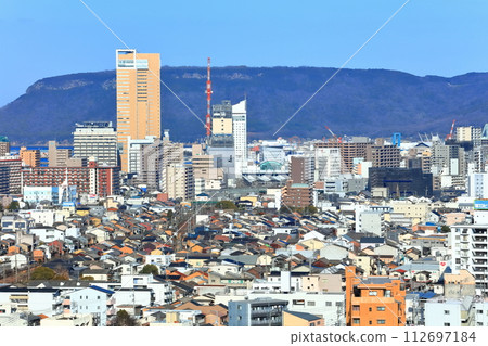 [Kagawa Prefecture] Scenery of Takamatsu city area 112697184