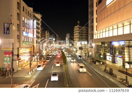 Tsurukawa Road in front of Seiseki Sakuragaoka Station 112697639