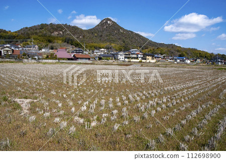 A rocky mountain in Gohara-cho, Kure City A rocky mountain in Gohara-cho, Kure City 112698900