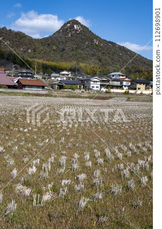 A rocky mountain in Gohara-cho, Kure City A rocky mountain in Gohara-cho, Kure City 112698901