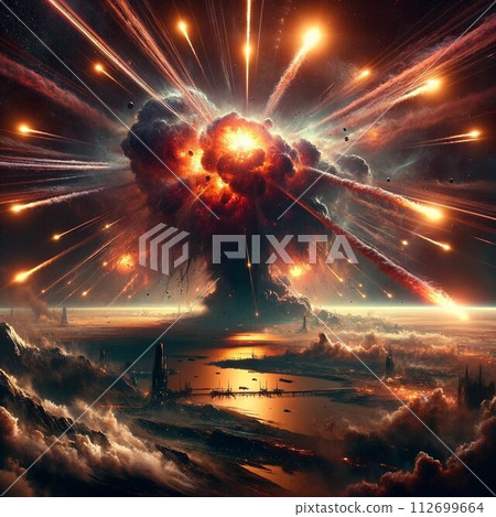 黎明陽光照耀的雪原 112699664