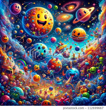 多彩的水母 112699667