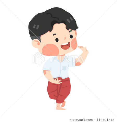 man student perform Traditional Dancing 112701258